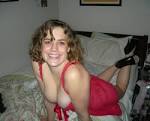 Big Boobed Hotwife Milf on the Bed with Black High Heels