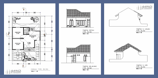 gambar autocad rumah