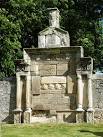 The panel on the left of this elaborate tomb commemorates Alexander Douglas, - via Daymix
