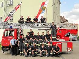 In Bayern Akzente gesetzt und Kultur getankt – die Wellendinger Feuerwehr (vordere Reihe, von links): Patrick Grießer, Daniel Bettinger, Steffen Leibold, ...