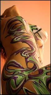 Best Dragon Body Painting On Women Body