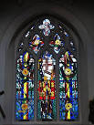 stained glass window "City of God" - the third in a set of four on the - via Daymix
