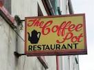 Sign, The Coffee Pot Restaurant, Newtownstewart - via Daymix