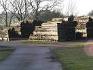 Timber seasoning yard. The wood is used by the well known Robert Thompson - via Daymix
