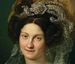 1830 Maria Cristina by Lopez y Portana face. magnify - 1830_maria_cristina_by_lo-3