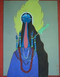 Kali The Mother Painting by Abhijit Sardar - Kali The Mother Fine ... - kali-the-mother-abhijit-sardar