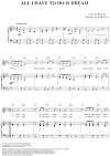All I Have to Do is Dream Sheet Music | OnlineSheetMusic.