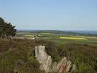 NO4540 : Distant North Sea from the top of Carrot Hill - via Daymix