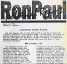 Ron Paul's Foul Old Newsletters Back in the News - Hit & Run ...