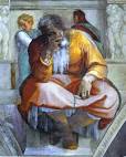 The Prophet Jeremiah. -Michelangelo Painting Gallery