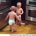 Twin babies having amazing conversation  Video    Laurs Bizarre