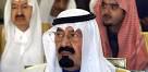 Saudi King Abdullah at the