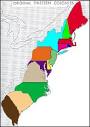 The 13 Colonies of America: Clickable Map