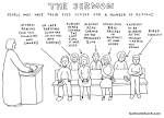 CartoonChurch.com » Cartoon » The sermon