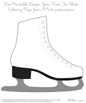 Ice Skating coloring page