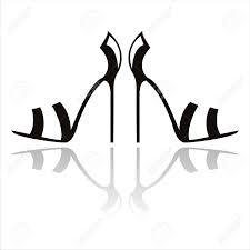 Black High Heel Shoes Isolated On White Royalty Free Cliparts ...