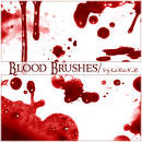 Free Photoshop Brushes   Blood Brushes FBrushes