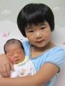 千佳ちゃんも とても お利口さん