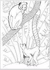 Lemur coloring page