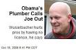 Obama's Plumber Calls Joe Out