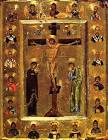 Ikon of the Crucifixion with Saints and Archangels