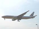 American airliner lands at Heathrow. Photo taken in Longford near the A3044 - via Daymix