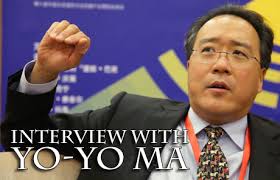 China Daily reporter Cang Lide interviewed the famous cellist Yo-Yo Ma during the US-China Forum on the Arts and Culture. Video: Sun Peng &amp; Huan CAO - 0026b987fc5f1033fd3403