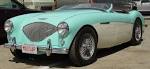 Austin-Healey 100-4 BN2 Roadster - Aqua &amp; Cream - Side Angle