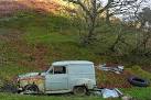 Out of sight, out of mind. One often comes across abandoned vehicles at the - via Daymix