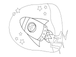Stereo and Players coloring page