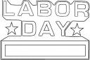 Labor Day coloring page