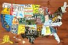 of States' License Plates