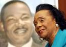 Left: Coretta Scott King in