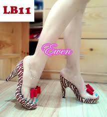 Harga Jual Sepatu Wanita Cewek High Heel Hak Tinggi Pesta Kantor ...