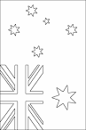 Australia coloring page