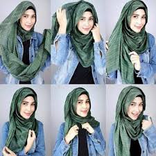 Cara Memakai Jilbab Pashmina Modern