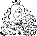 Mother coloring page