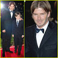 David Beckham &amp; Brooklyn Suit Up for Sun Military Awards ...