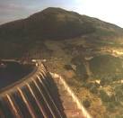 Clywedog dam and Bryn-y-tail - via Daymix