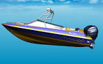 Malibu 32 Motor Boat for FSX - FSX Boats & Watercraft