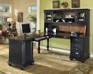 Ideas. Mesmerizing Home Office Design Ideas: Black Wooden Home ...