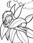 Fairy coloring page