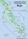 Baja Peninsula Map (
