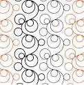 Double Bubble PETITE pantograph pattern by Patricia Ritter of