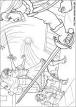 Barbie and 3 Musketeers coloring page