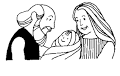Three Men Visit Abraham and Sarah