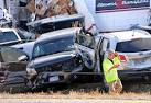 Two dead, dozens injured in estimated 100-car pileup in Texas - NY ...