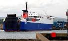 A well-loaded “Stena Seafarer” arriving at Larne with the 03.00 sailing from - via Daymix