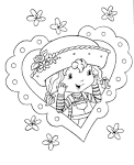 Strawberry Shortcake coloring page
