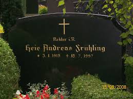 Grab von Heie Andreas Frühling (03.01.1915-15.07.1997), Friedhof Weene - wu022